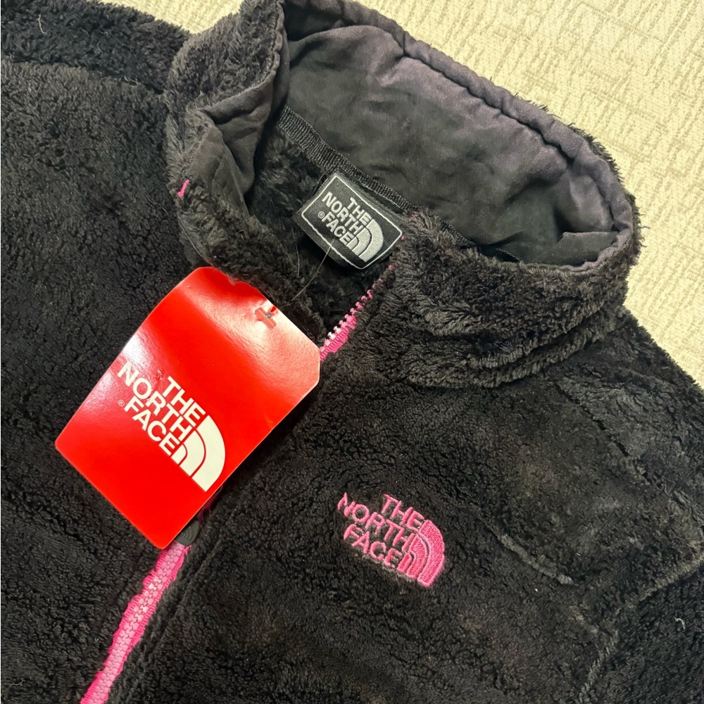 The North Face Black Fleece with Pink Highlights Women’s Small